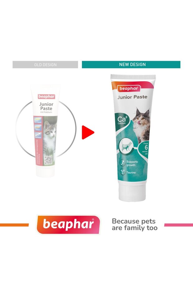 Beaphar Multi-Vitamin Paste For Junior Cats, 100G - 2
