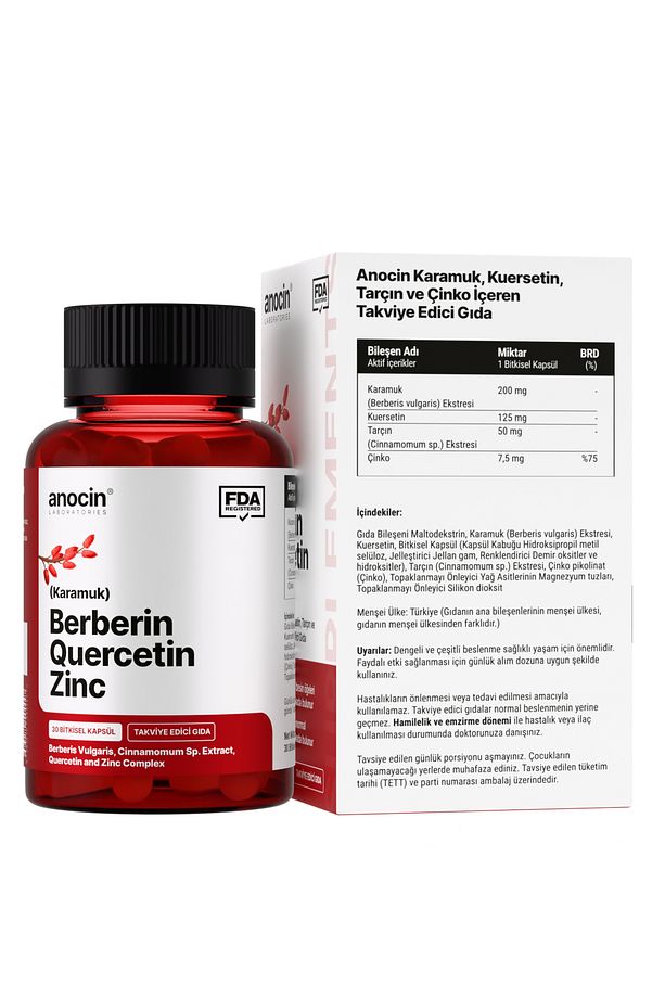 Berberin Complex ( Quercetin+Zinc ) Karamuk Berberis Vulgaris - 3