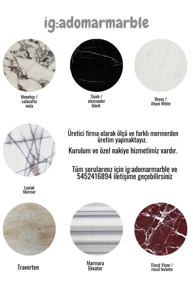 MERMER ORTA SEHPA - 1