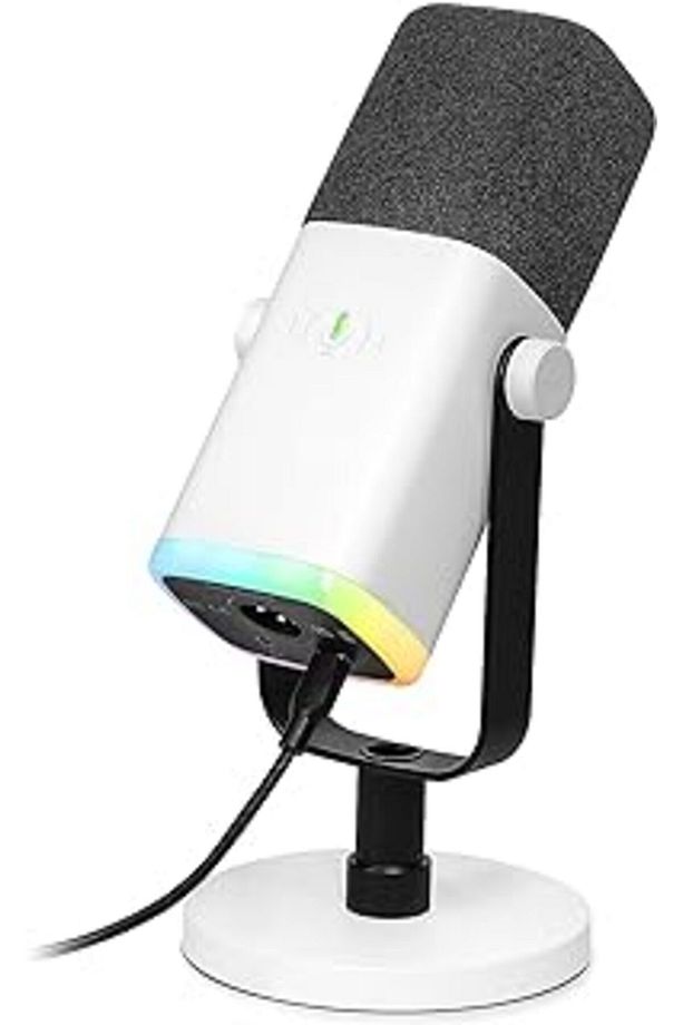 Fifine Podcast Stüdyosu Akışı Için Usb Xlr Mikrofon, Dinamik Mikrofon Oyun Bilgisayarı, Ps4/5 Mac M - 1