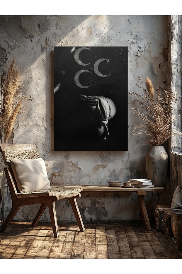 Fatih Sultan Mehmet Portrait Home Office Kitchen Living Room Wall Decoration Canvas Painting