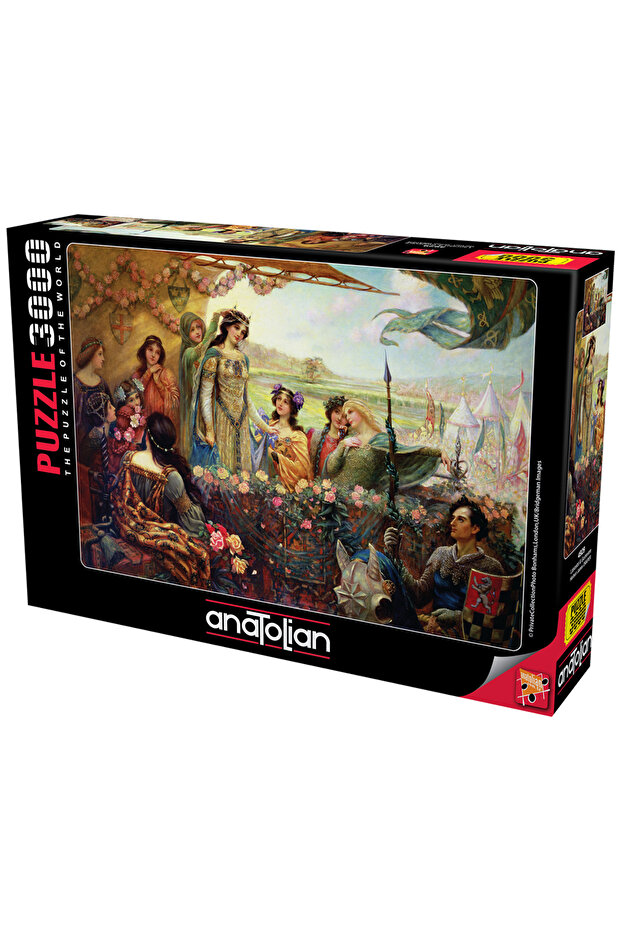 3000 Piece Jigsaw Puzzle - Lancelot & Guinevere 4929