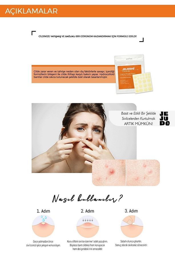 Ceuticals Original Pimple Patch 36 Patch - Akne Ve Sivilce Bandı - 5