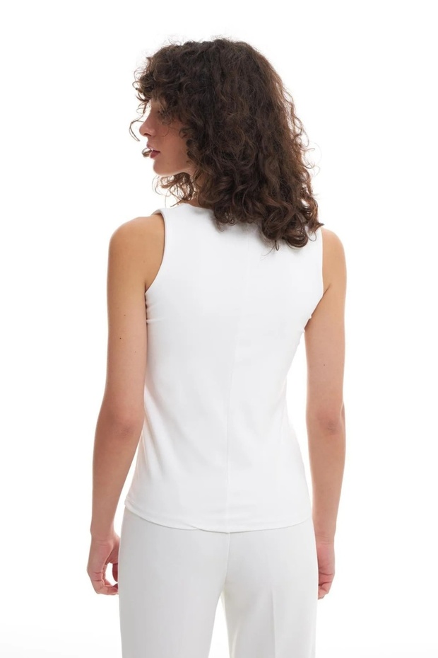 KALIN ASKILI BİSİKLET YAKA BASIC BLUZ - 4