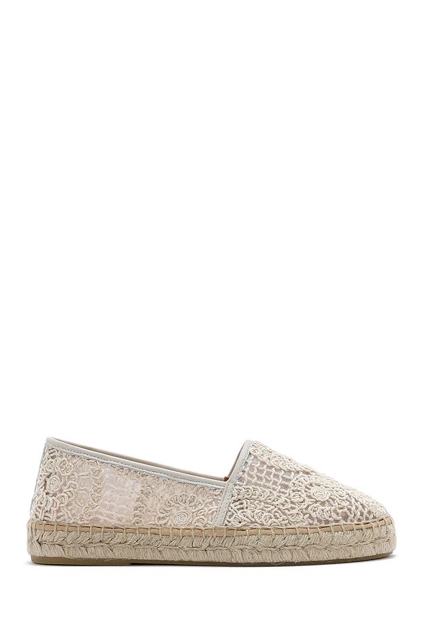 Kadın Bej Kumaş Espadril 25SFD45726F - 1