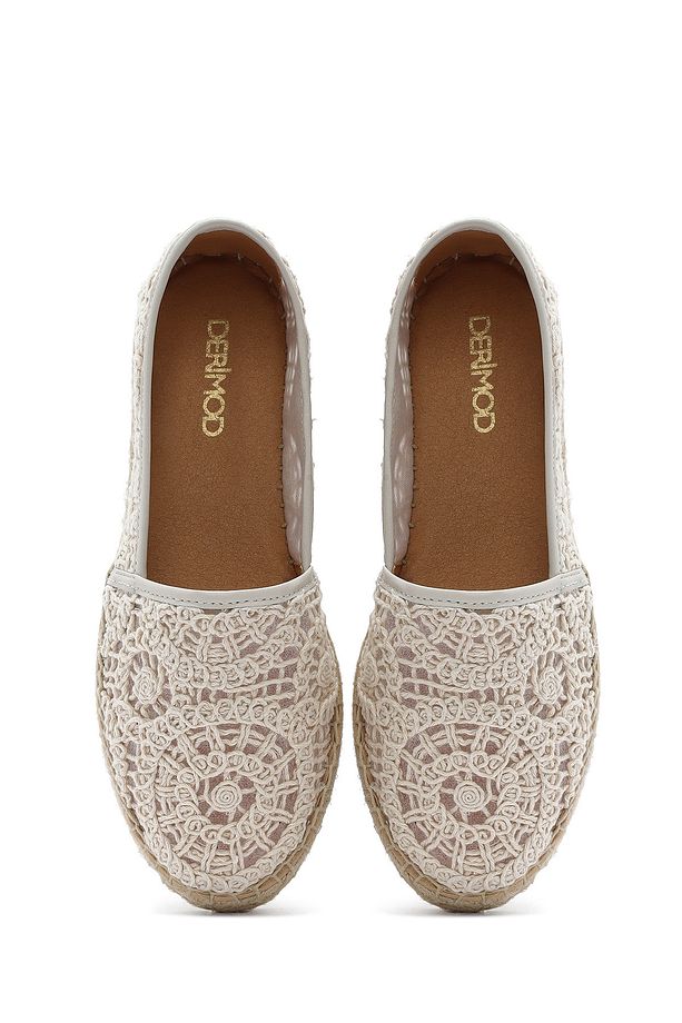 Kadın Bej Kumaş Espadril 25SFD45726F - 7