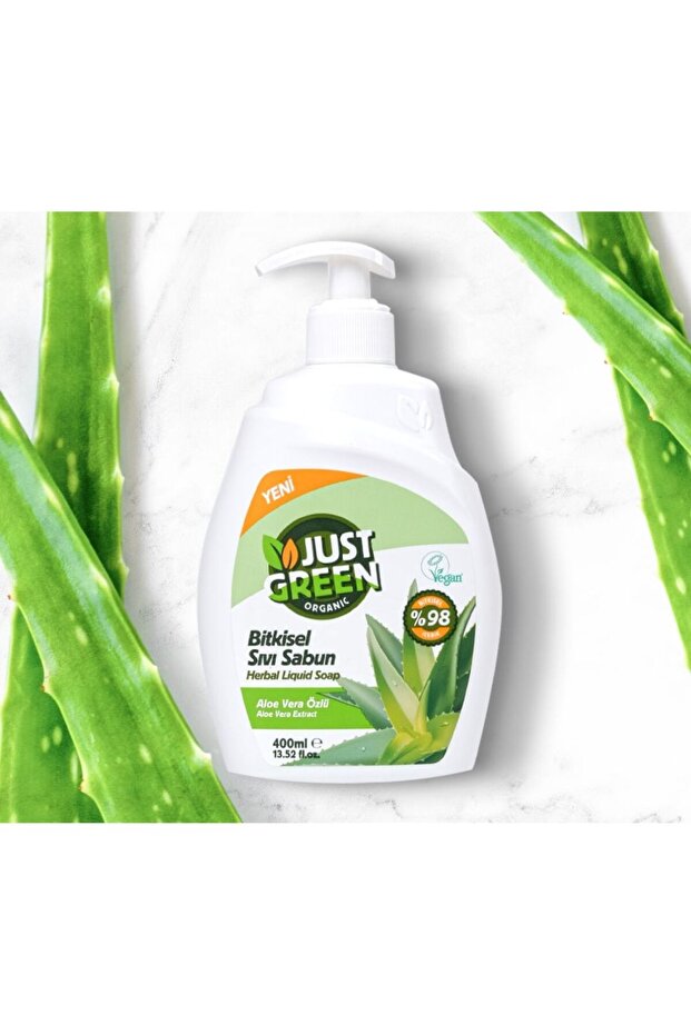 Herbal Liquid Hand Soap 400 ML - Aloe Vera