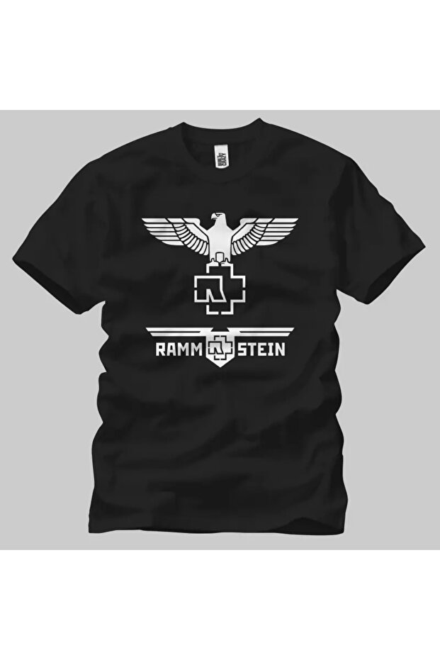 Rammstein Eagle Logo Unisex Tişört - 1