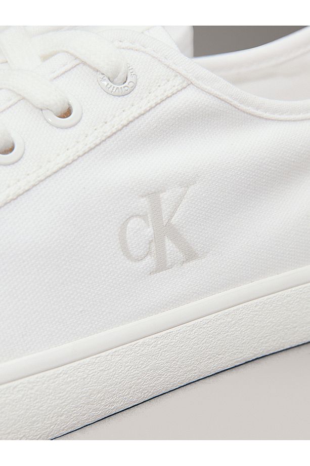 Canvas Low Profile Trainers - 6