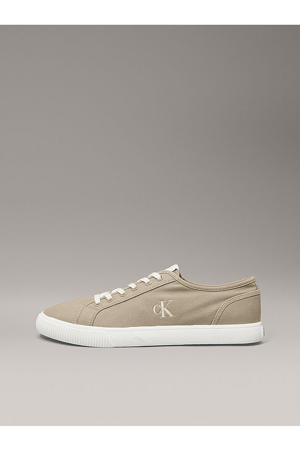Canvas Low Profile Trainers - 7