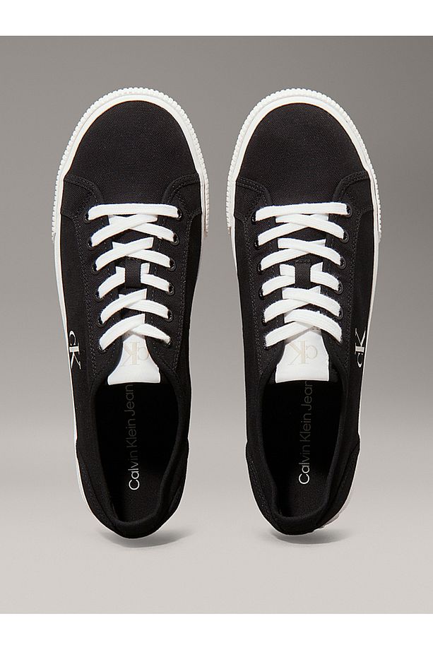 Canvas Low Profile Trainers - 3