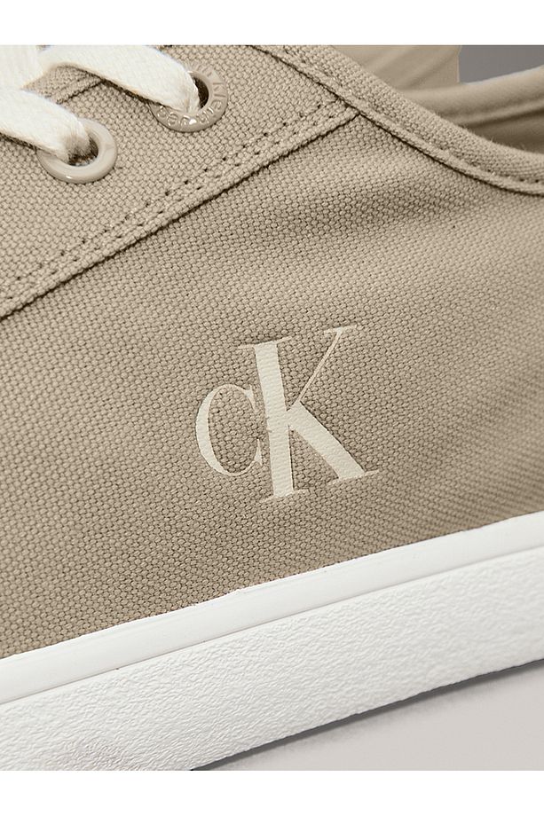 Canvas Low Profile Trainers - 6