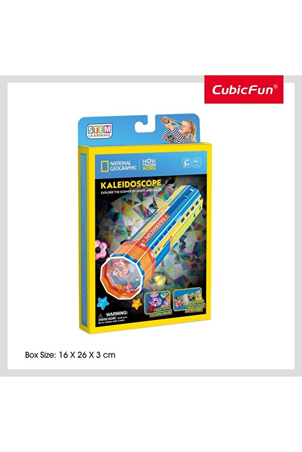 - Puzzle 3D caleidoscop 18 piese - 3