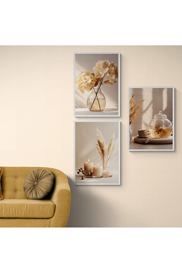 3 قطع موديلات طاولات بإطار 3 قطع - 3