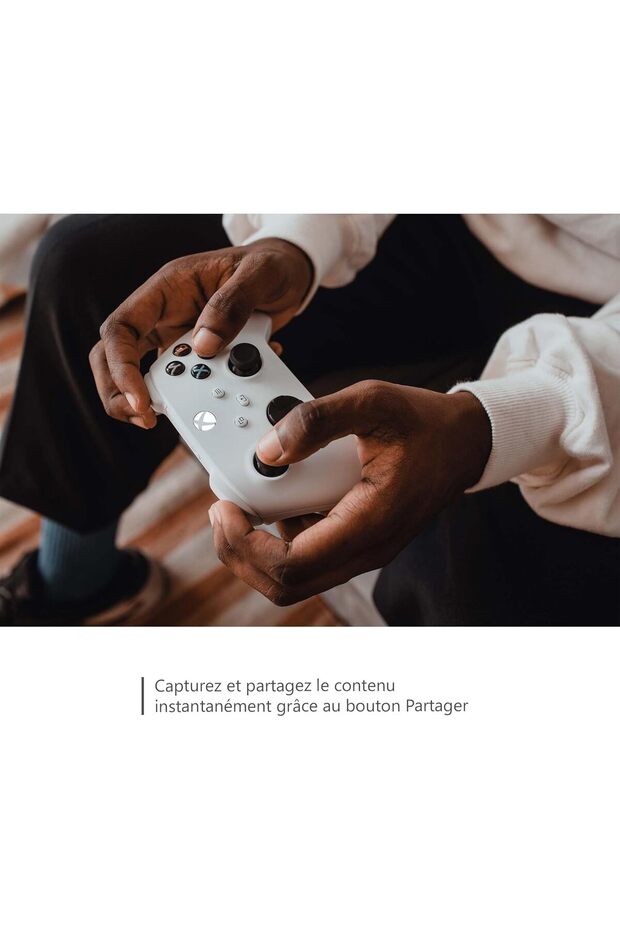 وحدة تحكم لاسلكية لأجهزة إكس بوكس - روبوت أبيض، بلوتوث - 9