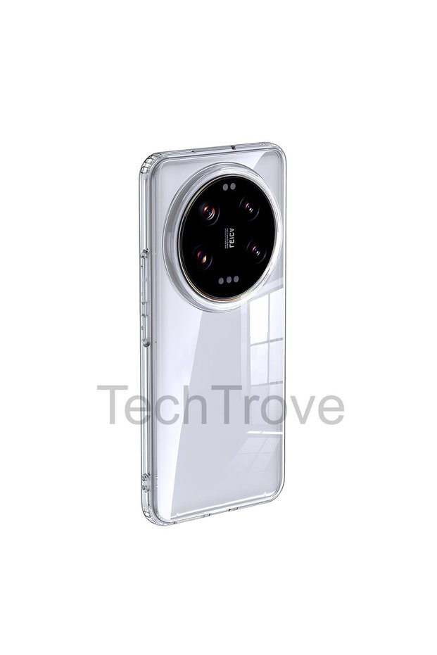 Xiaomi Mi 14 Ultra Case Extra Protection Transparent Slikon Cover on the Back