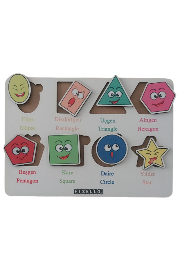 Geometric Shapes Find & Insert Educational Learning Puzzle Montessori & Jigsaw Baby Kids Toy