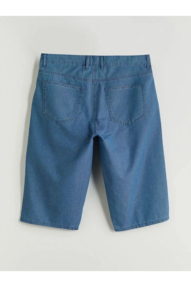 LCW Jeans Indigo Standart Kalıp Erkek Jean Şort - 2