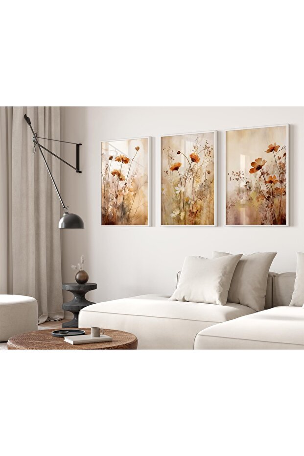 3 Parça Çerçeveli Tablo Seti - 1