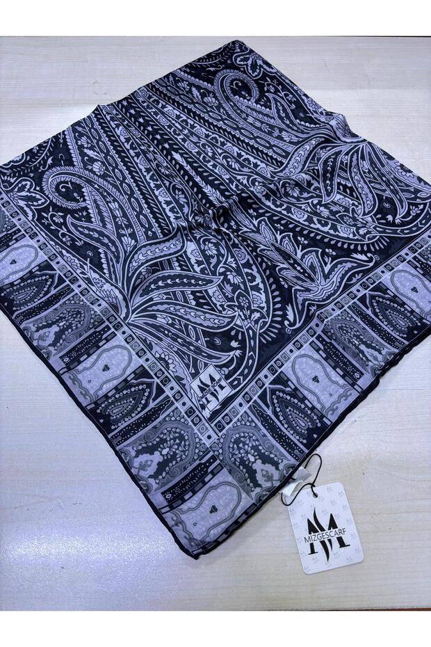 Cotton Soft Scarf Hand Stitched Etnic Etro Retro Pattern