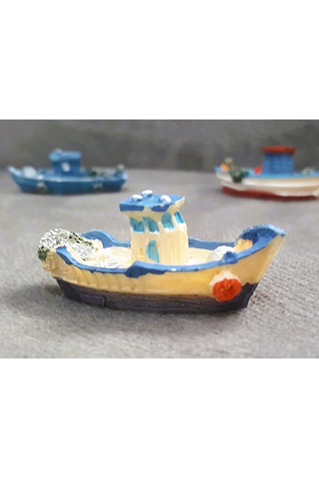 Mini Miniature Mesh Boat Kayak Silicone Mold K-1424, Suitable for Board Ornament Terrarium Decor