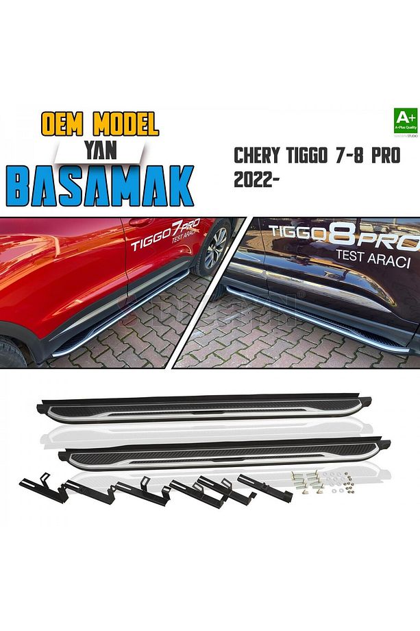 S-dizayn Chery Tiggo7/8 Pro Oem Stil Yan Basamak Seti 2022 Üzeri A Kalite A Kalite - 1