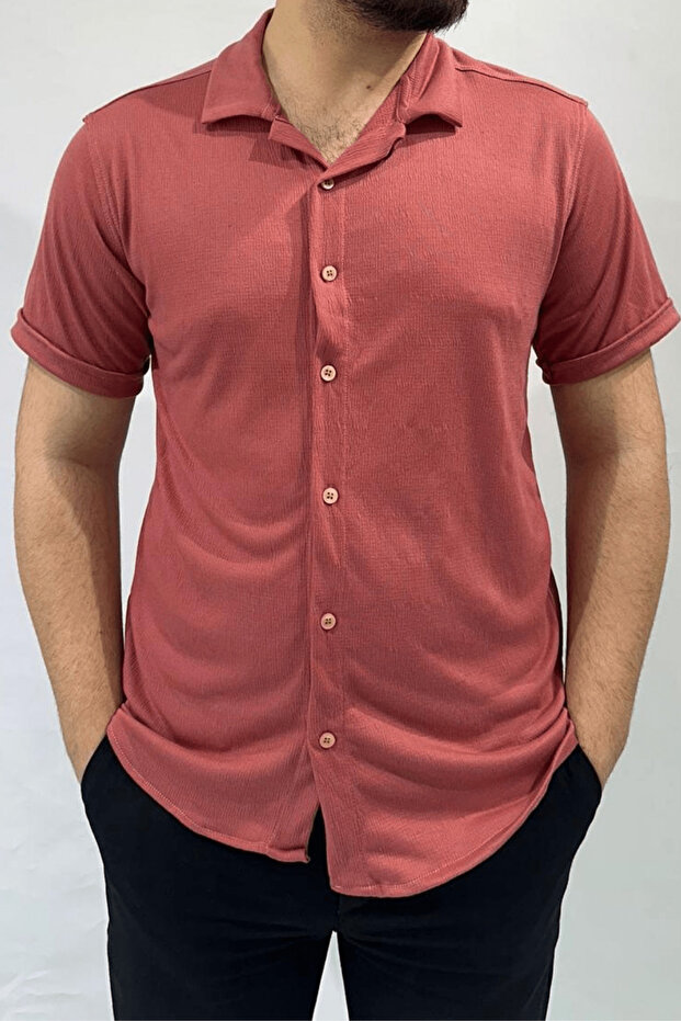 Gül Kurusu Basic Erkek Gömlek - 2