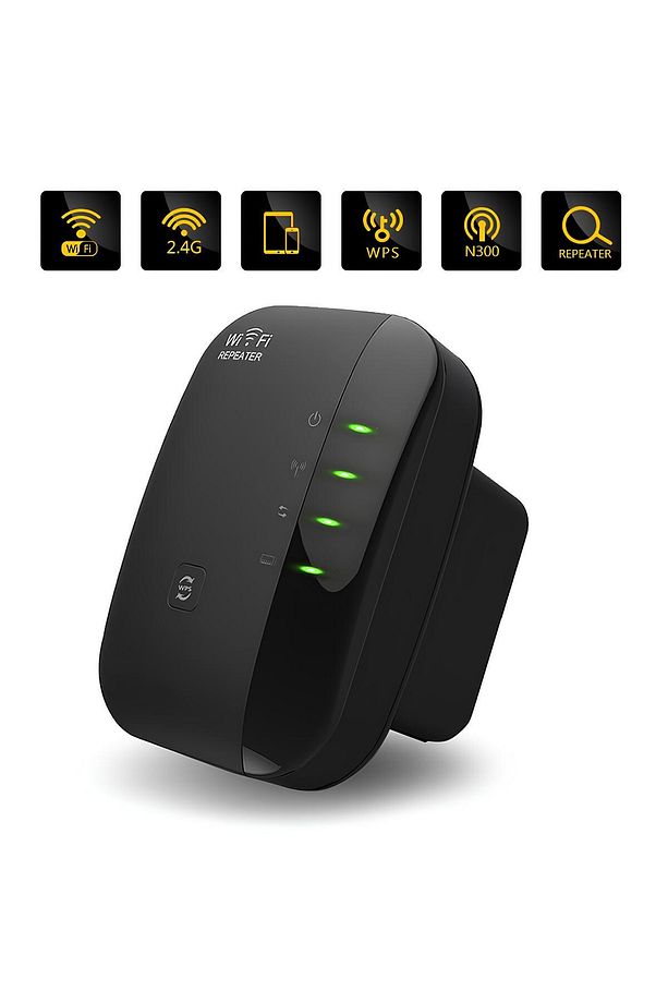 Wifi Kablosuz Sinyal Güçlendirici Access Point 300mbps Destekli Router - 8