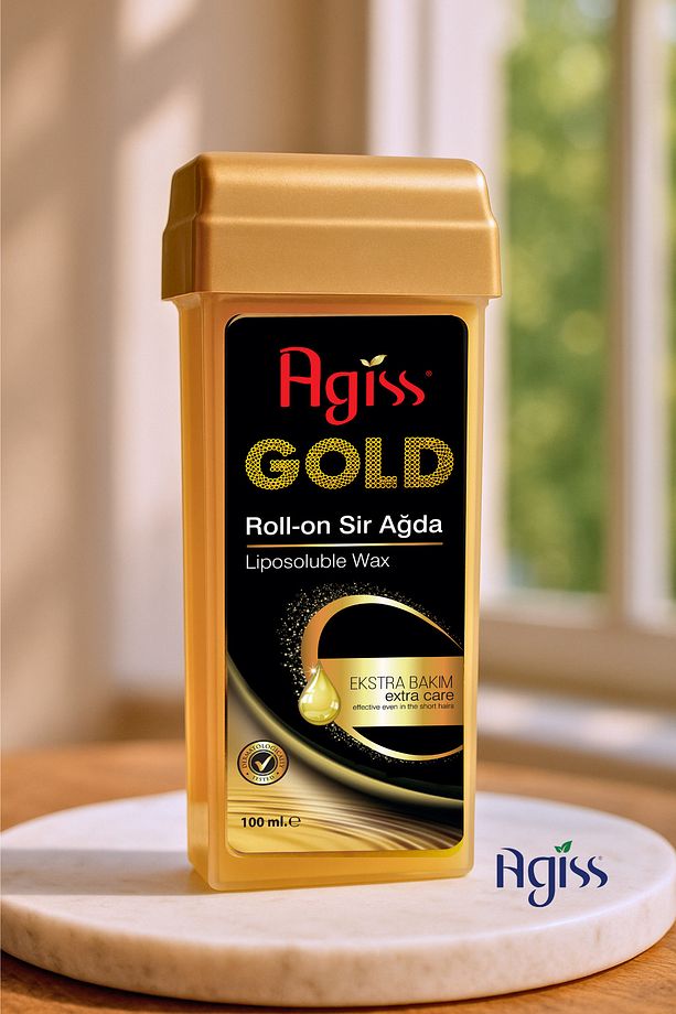 3 Adet Kartuş Roll-on Ağda Isıtıcı Ağda Makinesi 100 Metre Ağda Bezi Tüm Ciltler için Ağda Seti - 5