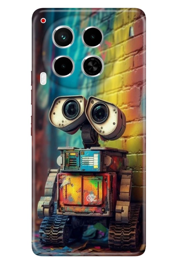 Tecno Camon 30 Case (Cl6) Compatible Silicone Patterned Cover Robotic
