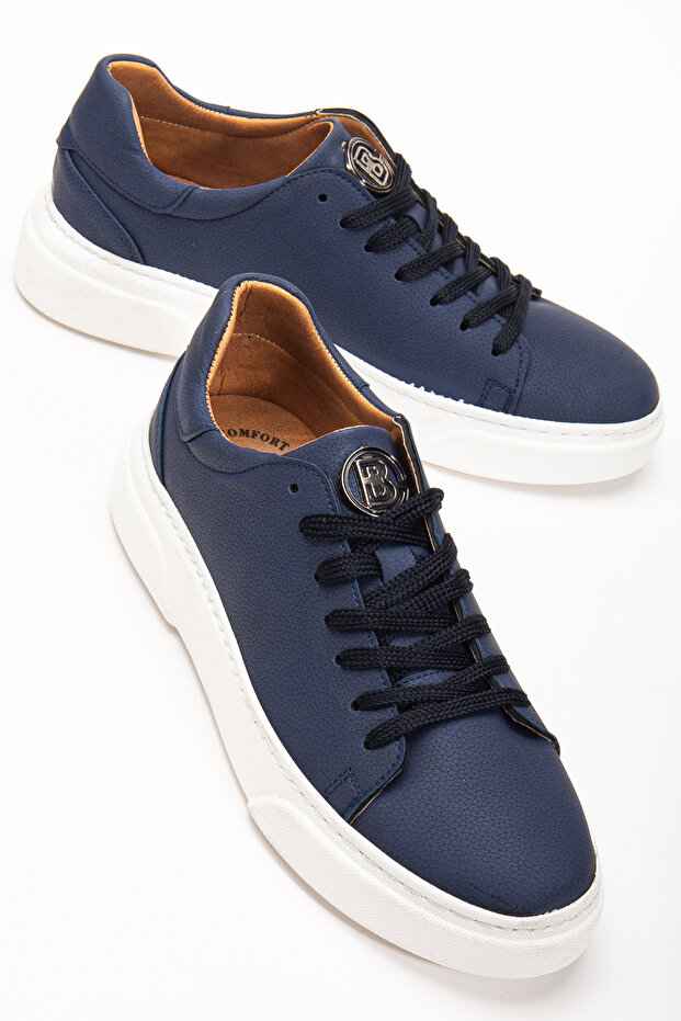 Men's Daily Flexible Comfortable Stitched Lightweight Poly Sole Walking Guaranteed Sports Shoes