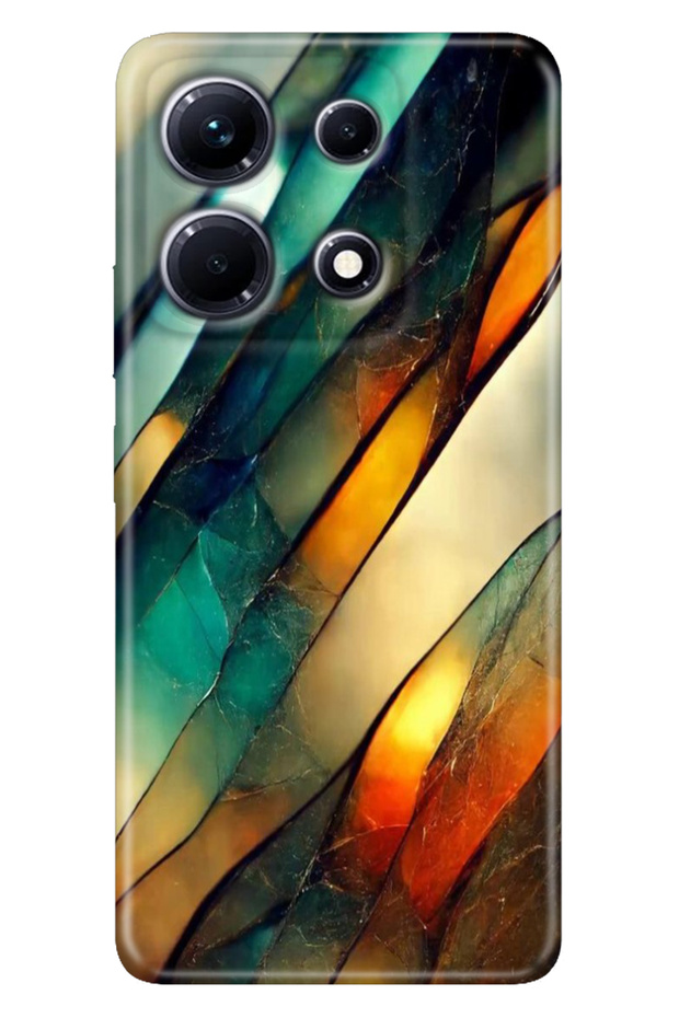 Case for Infinix Note 30 Case Patterned Printed Flexible Silicone Cover Flora Marble