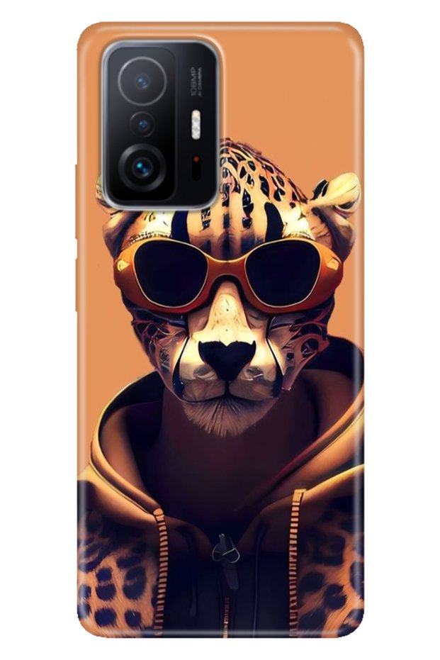 Xiaomi Mi 11t - 11t Pro Case Colorful Special Themed Patterned Silicone Tpu Tiger