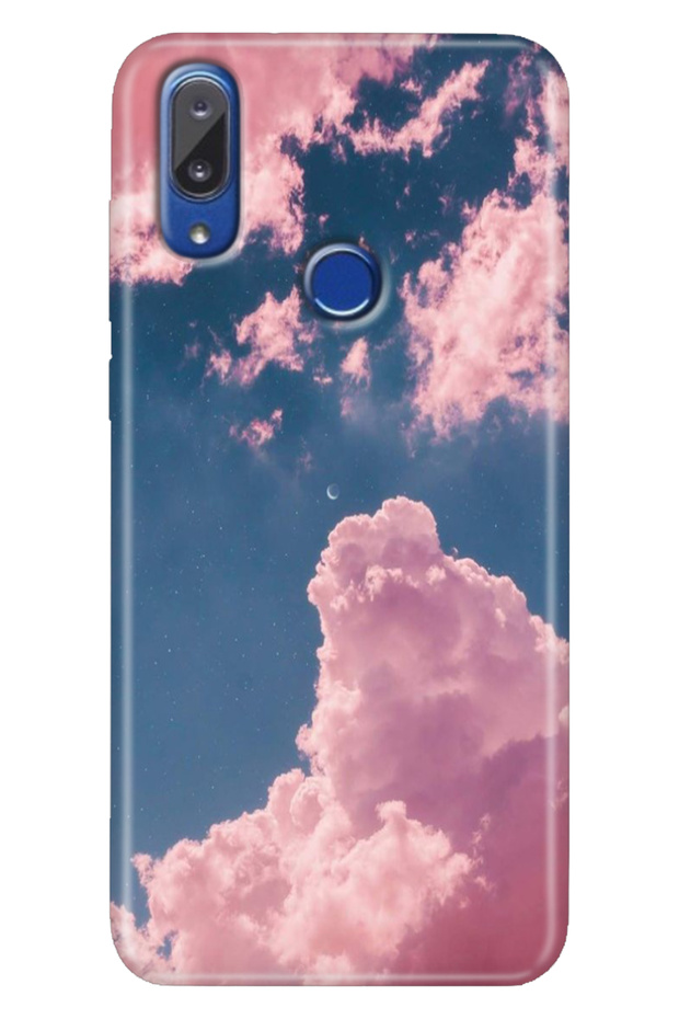جراب Vestel Venus E5 منقوش ومطبوع عالي الدقة من السيليكون Vestel E5 باللون الوردي