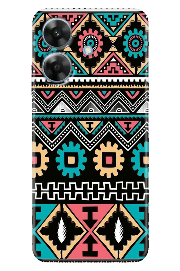 Realme Note 60 4g Case Colorful Printed Design Patterned Case Ethnic