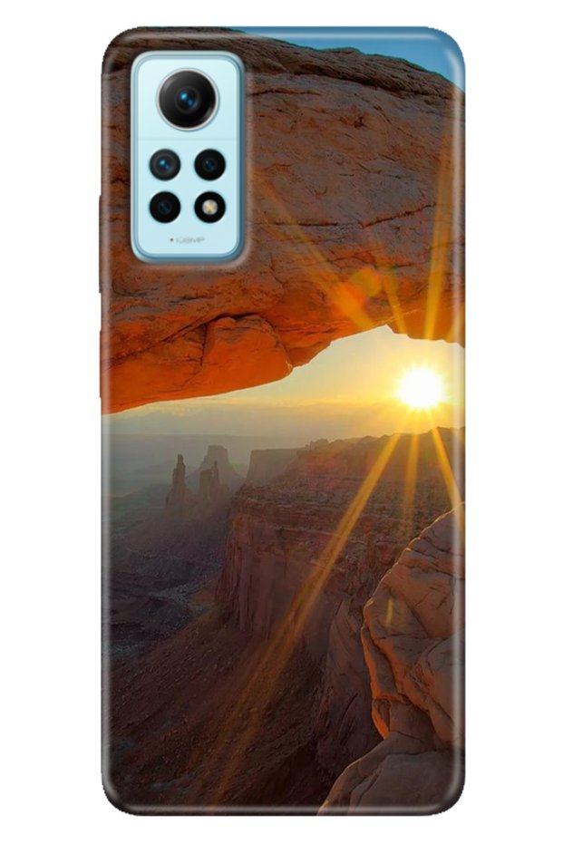 Xiaomi Redmi Note 12 Pro 4g Case Colorful Patterned Print Design Silicone Sun