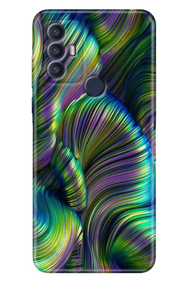 Tcl 30 Se Case Patterned Silicone Colorful Tpu Uv Holographic