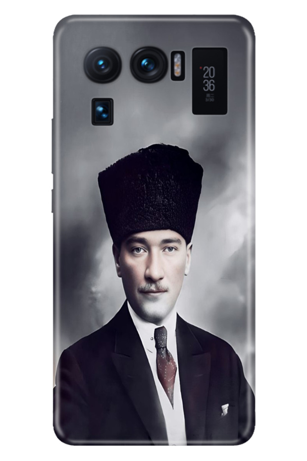 Xiaomi Mi 11 Ultra Case Colorful Patterned Print Design Silicone Ataturk