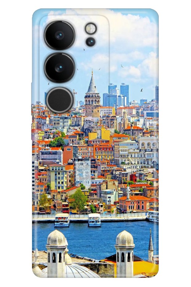 Vivo V29 5g Case Patterned Silicone Flexible Compatible Cover Istanbul