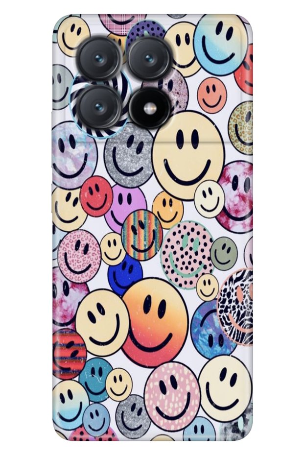Xiaomi Poco X6 Pro Case Colorful Flexible Silicone Themed Patterned Tpu Emojix