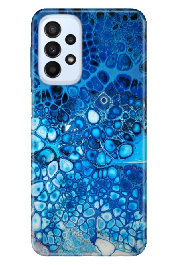 Samsung Galaxy A33 Case Colorful Custom Themed Patterned Silicone Tpu Stock Deep Blue