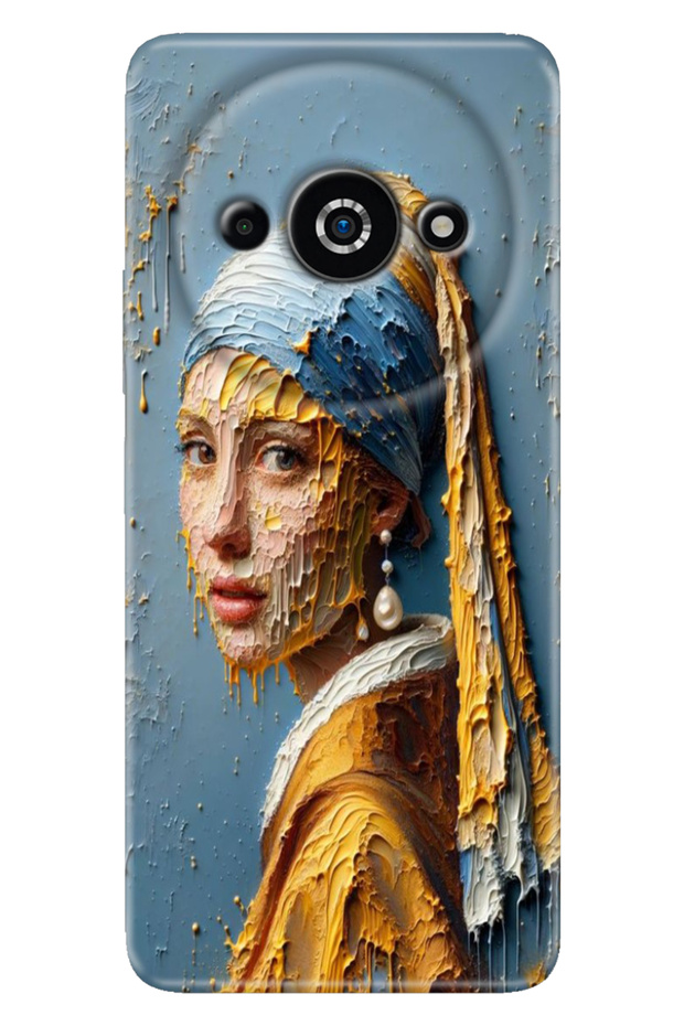 Xiaomi Poco C61 Case Design Printed Silicone with Pearlearring