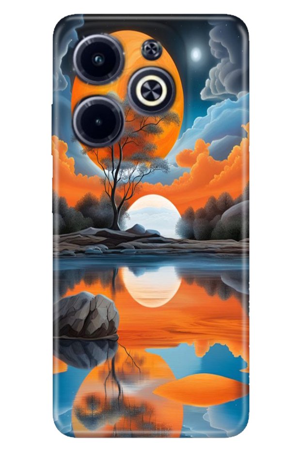 Infinix Hot 40I - Spark20 - 20C Case Themed B Printed Cover Africa
