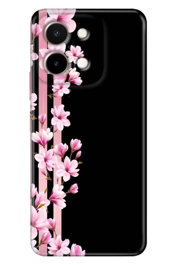 Vivo Y28 Case 6.68 "Patterned Silicone Hd Cover Natural