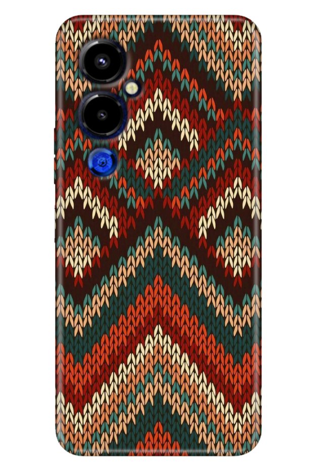 Tecno Pova 4 Pro Case Colorful Themed Patterned Tpu Pova 4 Pro Silicone Zigzag