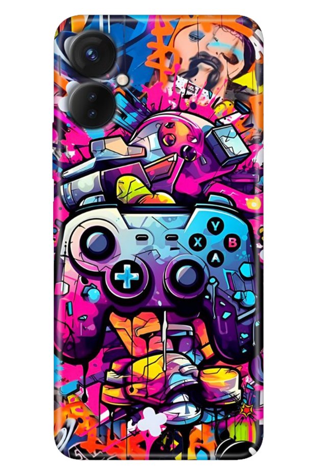 Tecno Camon 19 Neo Case (Ch6I) Compatible Patterned Silicone Gamer