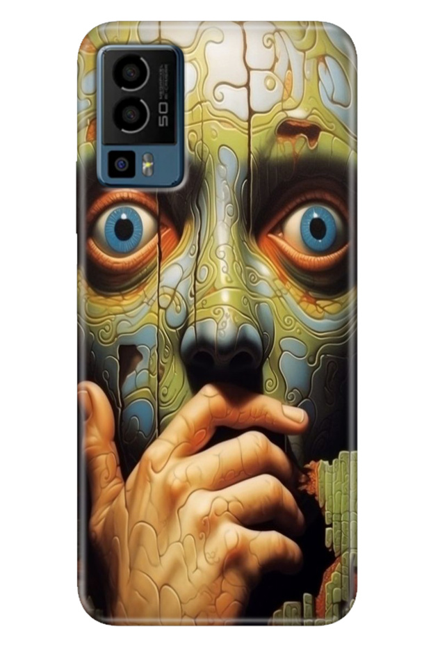 General Mobile Gm 23 Case Patterned Gm23 Silicone Case Uv Illusion