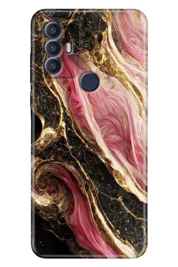 Tcl 30 Se Case Patterned Silicone Colorful Tpu Uv Seattle Marble