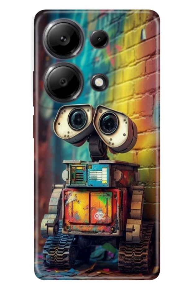 Xiaomi Redmi Note 13 Pro 4g Case Colorful Design Flexible Silicone Robotic