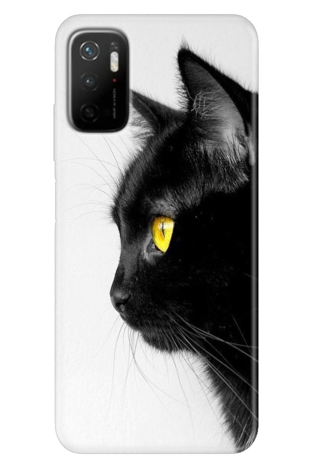 Xiaomi Redmi Note 11Se Case Colorful Pattern Print Design Silicone Cat Look